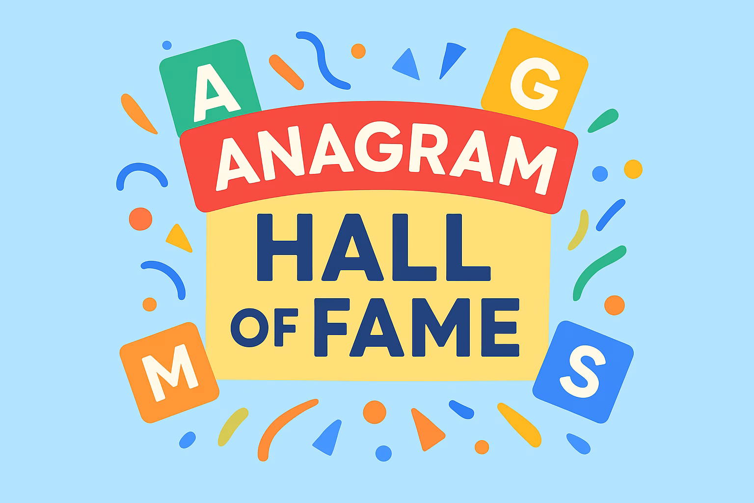 Anagram Hall of Fame Image